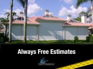 always free estimates hurricane shutters