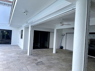 electric roll down shutters on home in cape coral FL