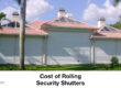 rolling security shutters on home in southwest florida