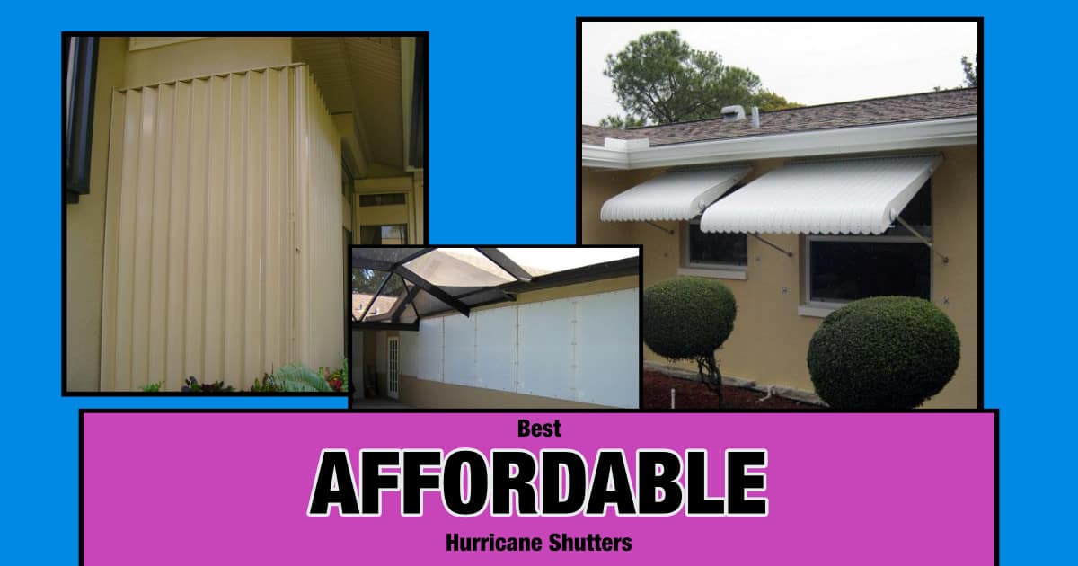 affordable hurricane shutters