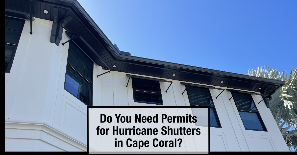 need permits for hurricane shutters in cape coral fl