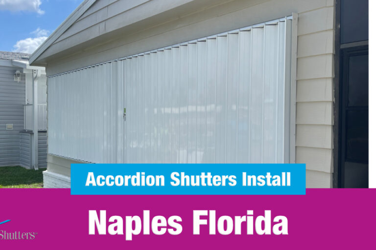 Accordion Shutters Installation in Naples FL