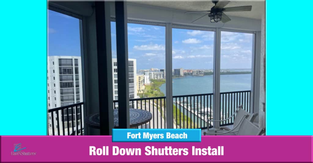 roll down shutters installation fort myers beach fl