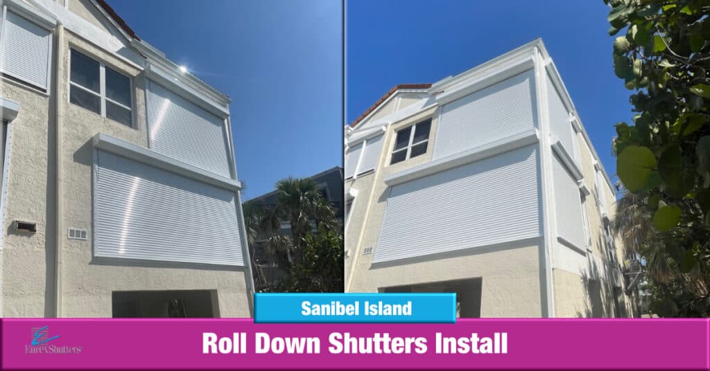 Sanibel Roll Down Shutter Installation Project