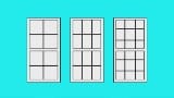 Colonial window grids