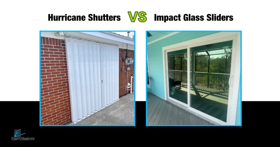 hurricane shutters vs impact sliding glass doors