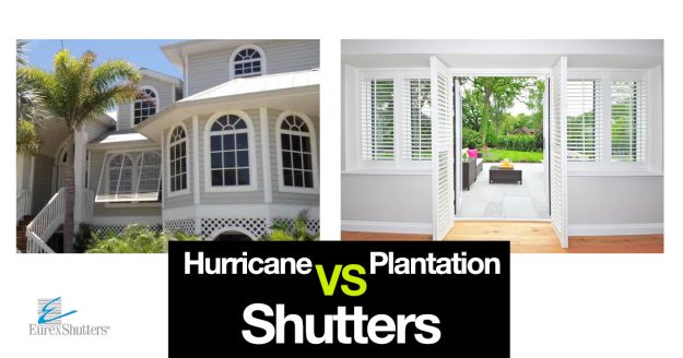 Hurricane vs plantation shutters