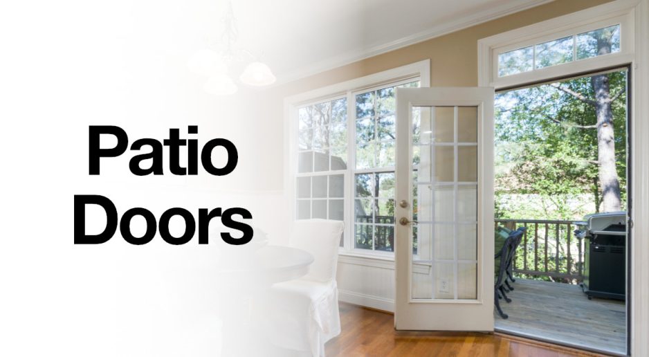 Patio entry door overview