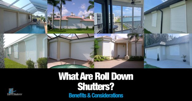 What are roll down shutters?
