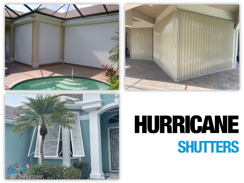 Hurricane shutters are installed over your windows, doors, and openings. They serve as a first line of defense against hurricanes